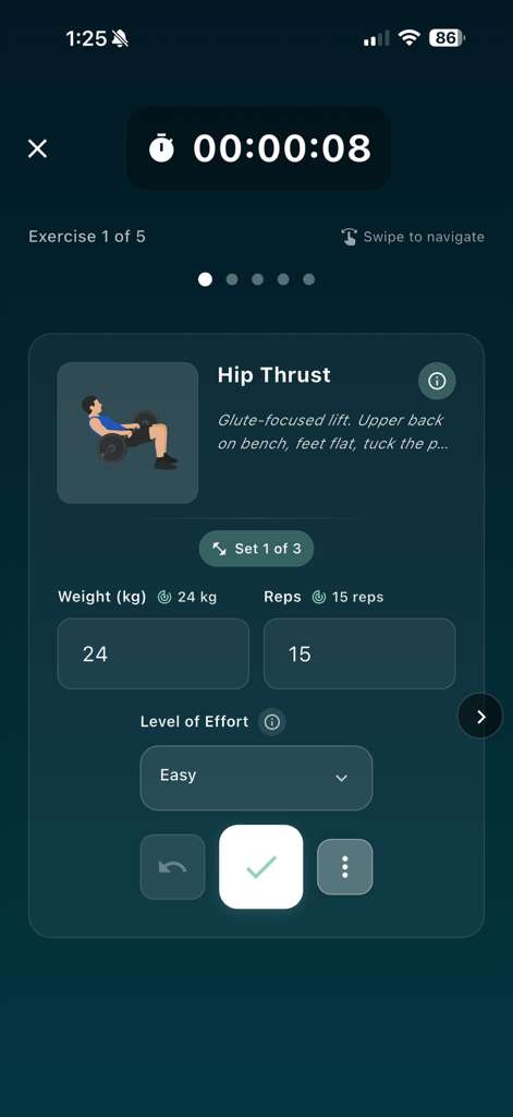GymBud App Screen